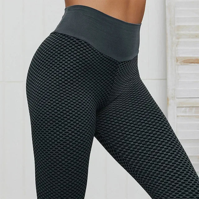 Shine-Tale Seamless Push-Up Leggings — High-Waist Booty-Lift Printed Yoga Pants for Women