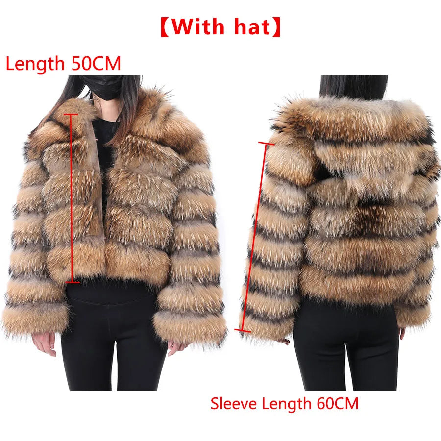 2025 MAOMAOKONG Natural Real Fox Fur Coat Women's Jackets Winter Furry Vest Luxury Beige Khaki Short Leather Female Clothing