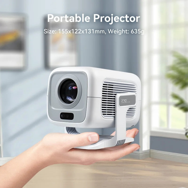 DITONG X3Plus 1080P Smart Mini Projector (600 ANSI, Wi-Fi 6, BT 5.4, Android 11)