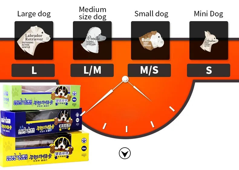 Pet Dog Snacks Crispy Beef Stick Bone Large Size Grinding Teeth Snacks Delicious Nutritious Meat Flavorful Bone Crispy Pet Food