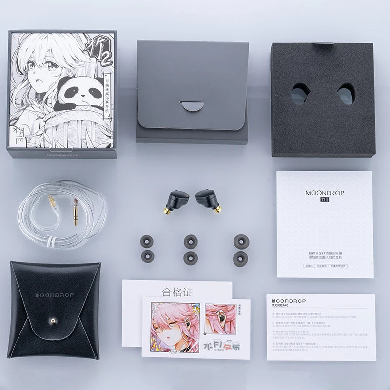MOONDROP CHU II High-Performance Dynamic Driver IEMs | Interchangeable Cable In-Ear Headphones Precision-Tuned • Alloy Cavity • Audiophile-Grade Sound