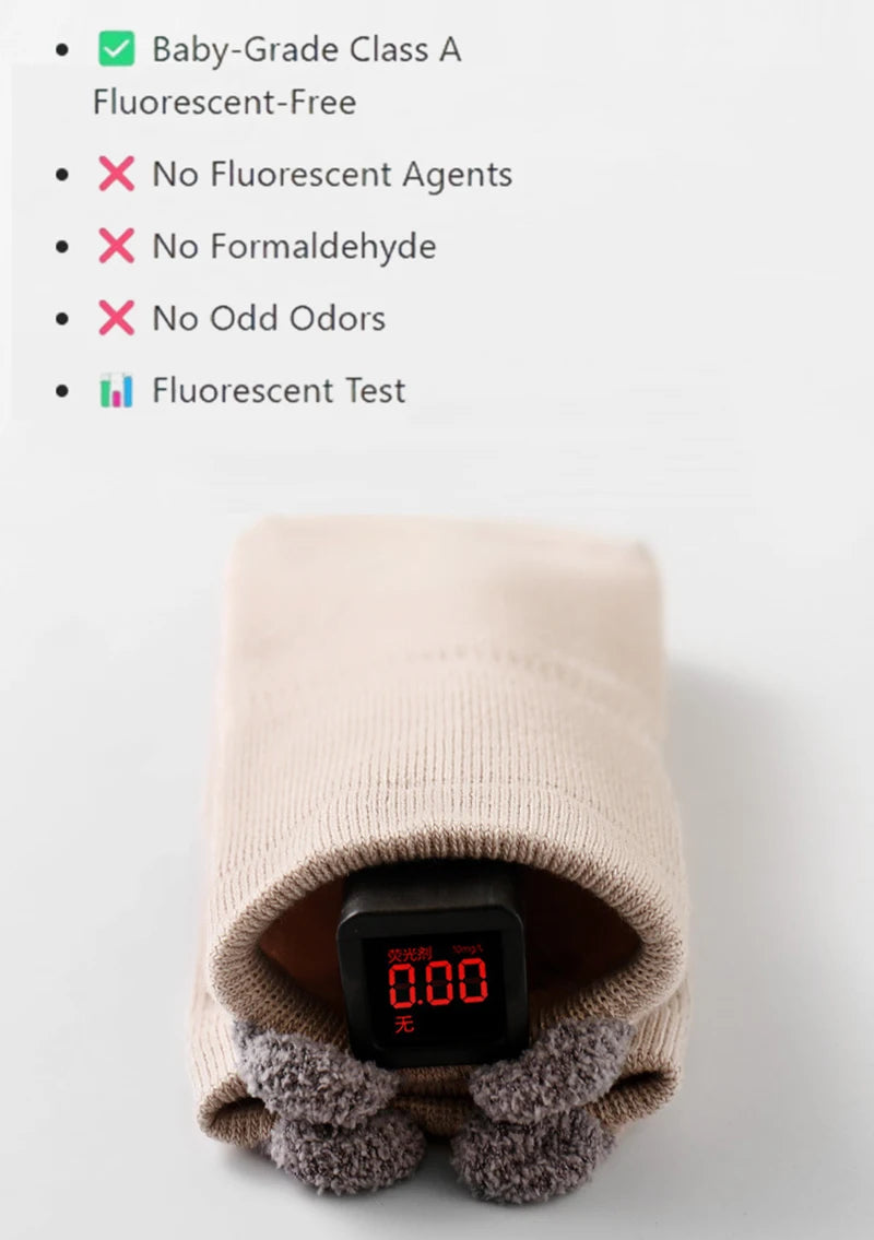 3 Pairs a Lot MILANCEL Spring Baby Stockings 0-3T Cartoon Animal Girls Over-the-Knee Socks Color Blocking Toddler Boys Socks