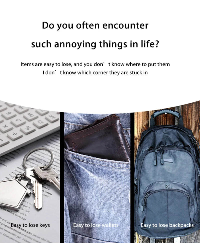 MIJIA Smart Bluetooth Tracker — Compatible with Apple Find My, Anti-Lost GPS Tag for Keys, Wallet, Car, or Bike (Waterproof, 38mm)