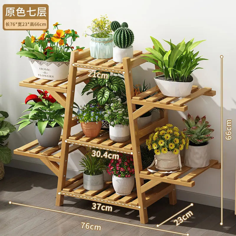 Floor-standing Rack Multi-layer Balcony Flower Rack Living Room Plant Rack Flower Pot Rack Climbing Flower Rack Succulent Plant