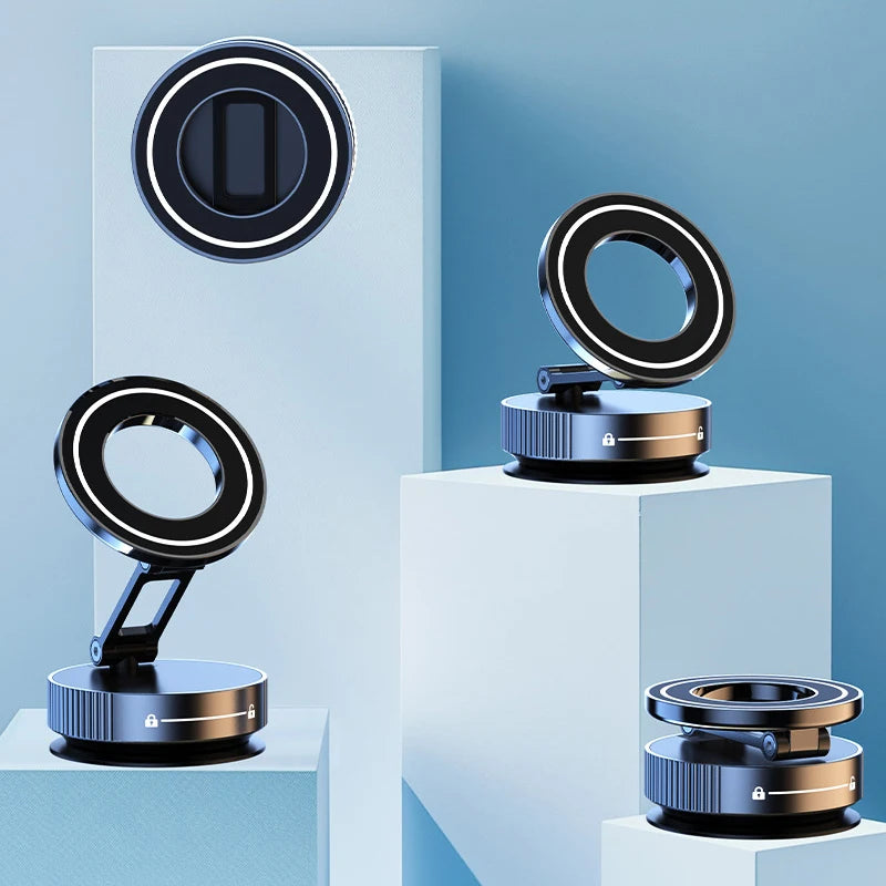 Xiaomi Super Strong Magnetic Phone Holder Foldable Design 360° Adjustable Vacuum Car Mount For Car Desk Bathroom Phone Holder