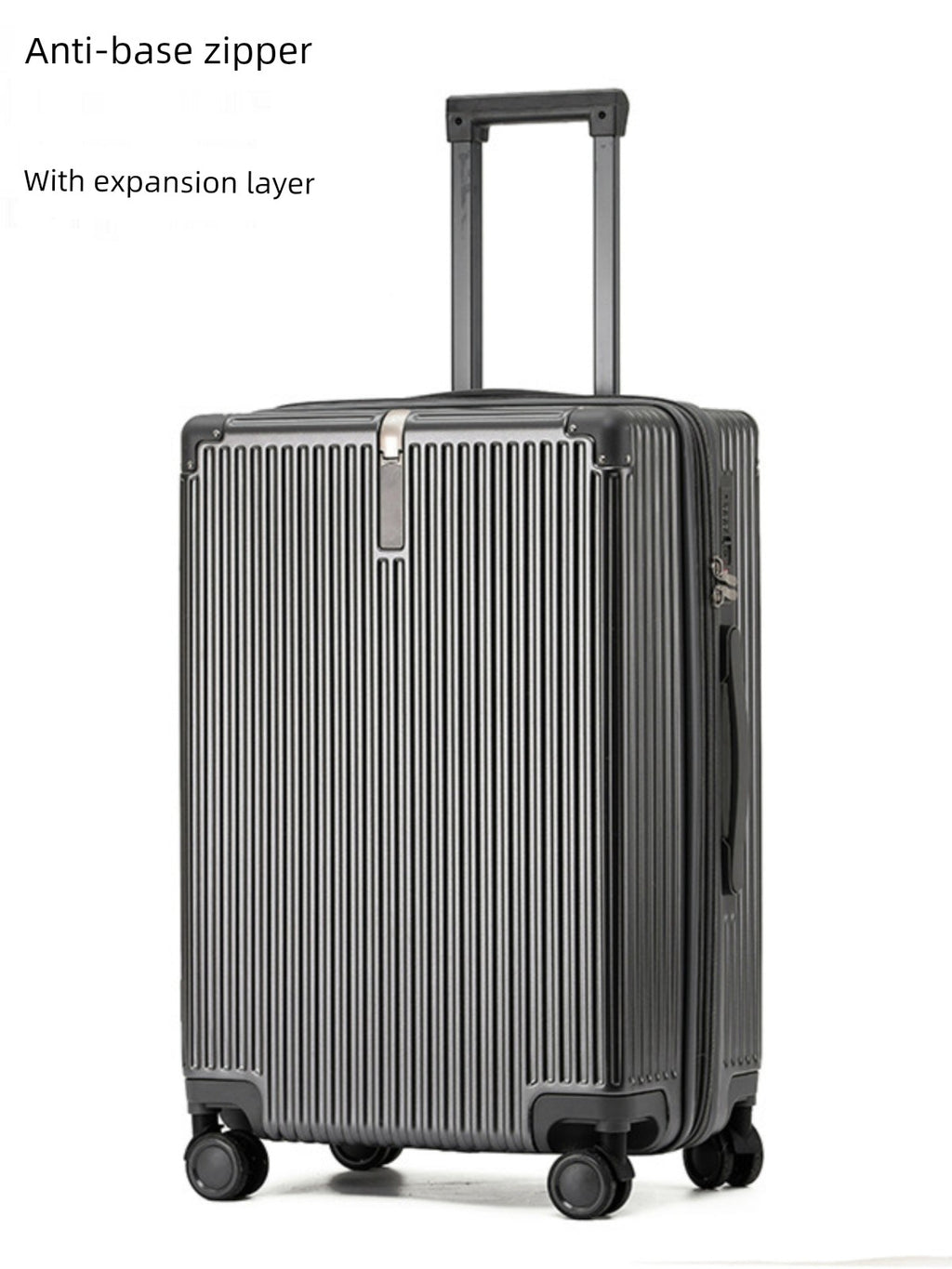 Extra Large Zipper Luggage with Extended Riot Control