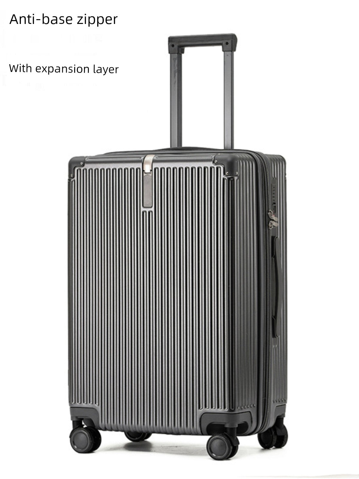 Extra Large Zipper Luggage with Extended Riot Control