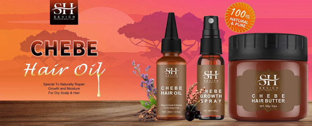 Sevich Chebe Fast Hair Growth Set — Oil 30ml + Mask 100g (Anti-Breakage & Traction Care)