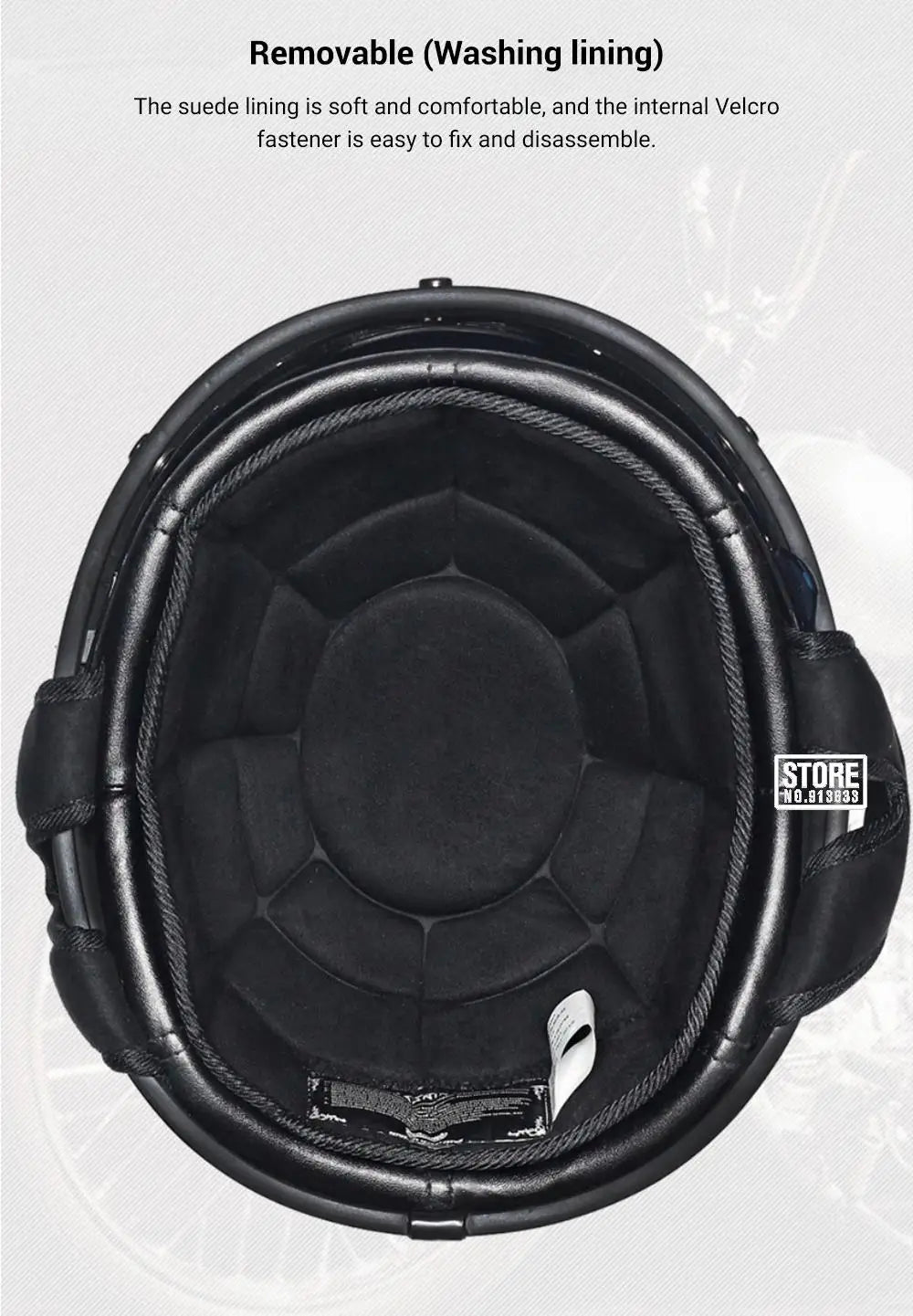 HEROBIKER Retro Half Motorcycle Helmet (DOT, HD Visor)