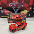 Disney Toy Story 3 Model Car Lightning Mcqueen Metal Diecast With Lights Inertial Pull-Back Wheel Spit Out Your Tongue Cars Toys
