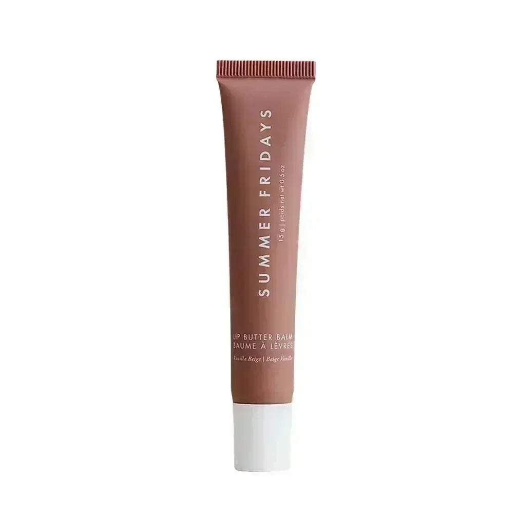 Summer Fridays Lip Balm Gloss — Moisturizing Mirror-Shine Lip Oil (Vanilla • Pink Sugar • Coffee Cake • Clear)