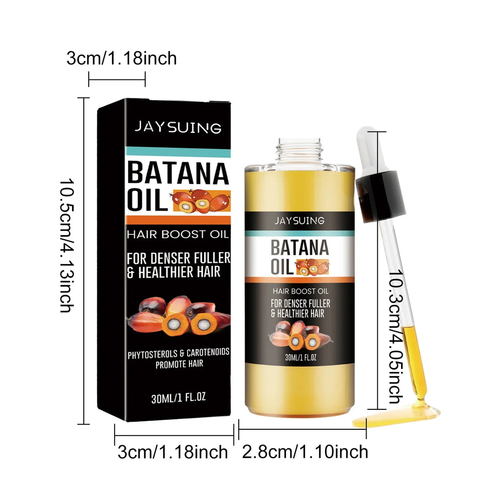Jaysuing Fast Hair Growth Set – Batana Oil & Hair Mask for Traction Alopecia, Anti-Breakage & Baldness Repair (30ml)