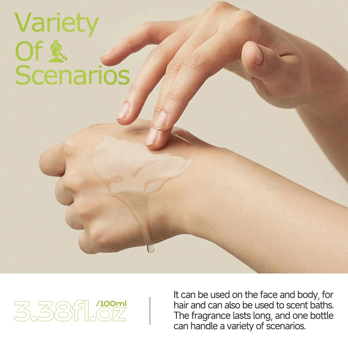 White Musk essential oil is suitable for skincare, bath and shower use, and as a diffuser for all skin types.