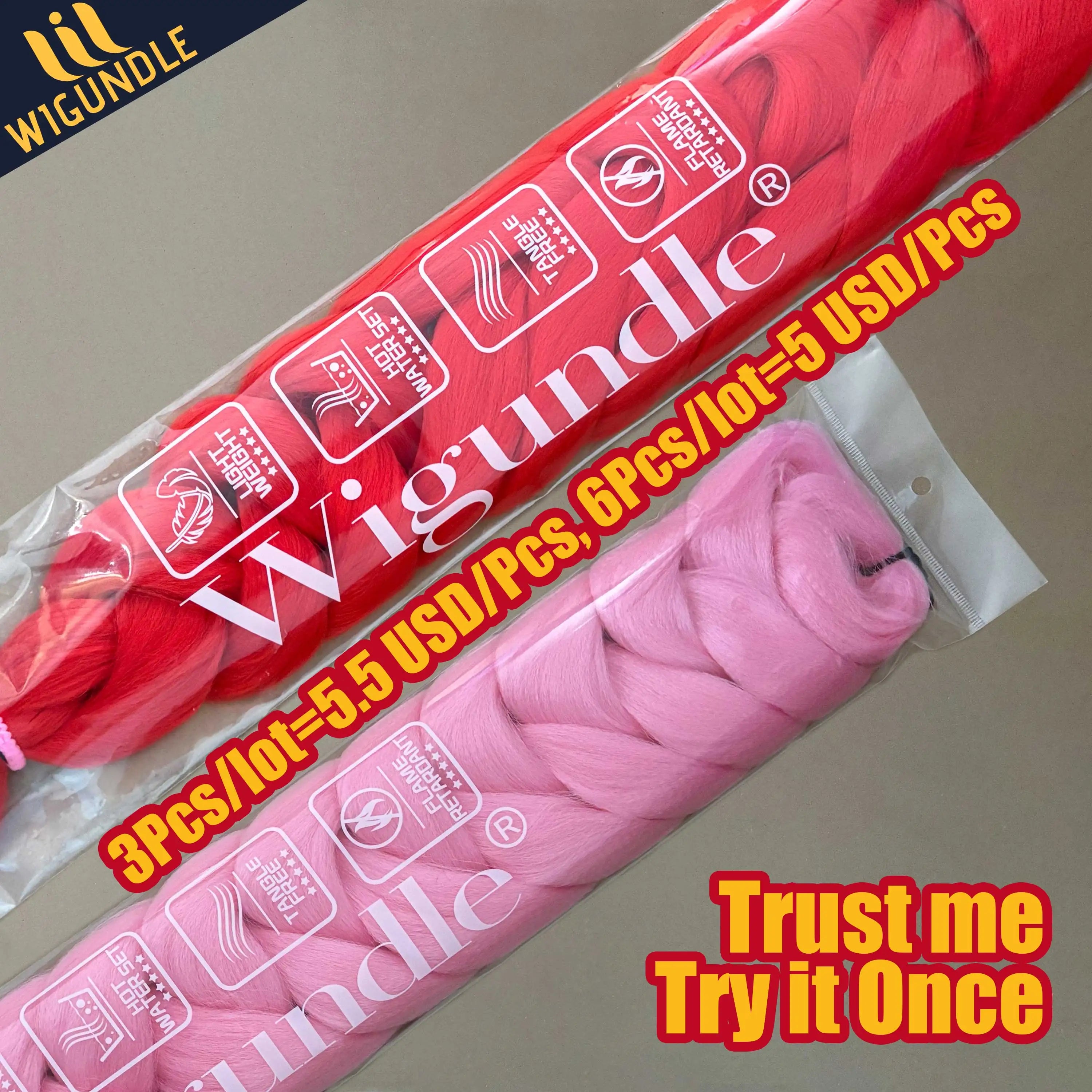 High-end Wigundle Kanekalon Crochet Hair Braiding Hair Extensions For Women Jumbo Braids Pre Stretched Synthetic Hair X pression