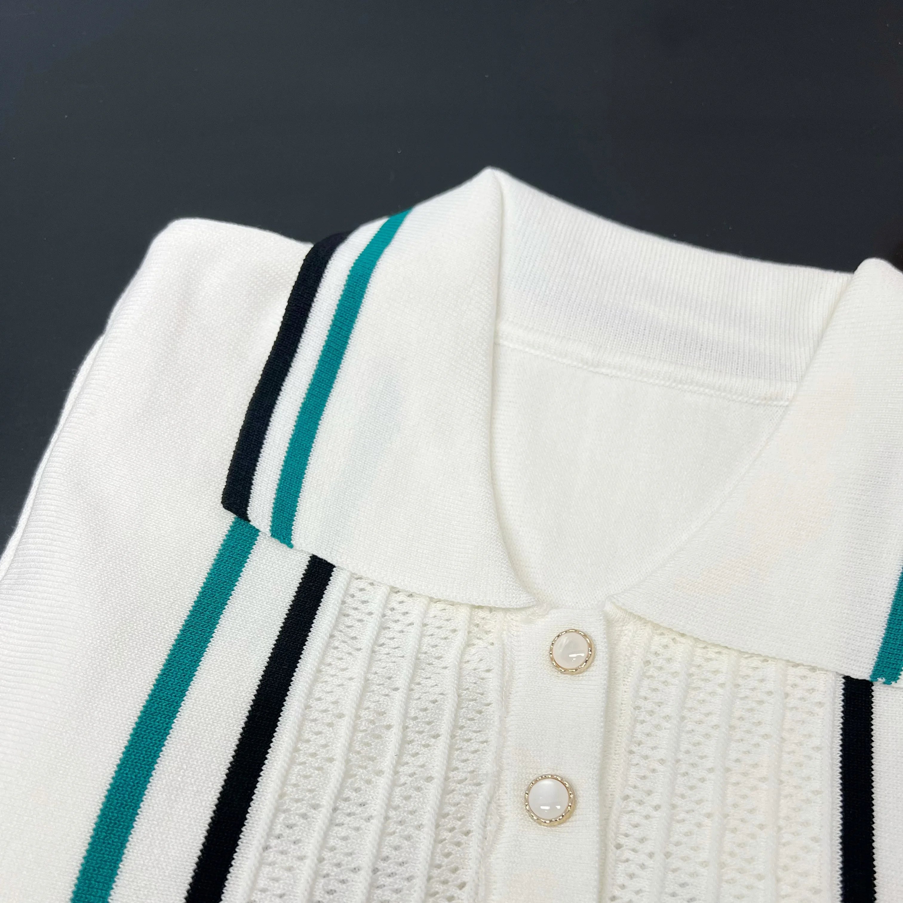 YuooMuoo Chic Fashion Sexy Package Hips Knitted Mini Dress 2026 Summer Vintage Turn-down Collar Ruffled Party Dress Streetrwear