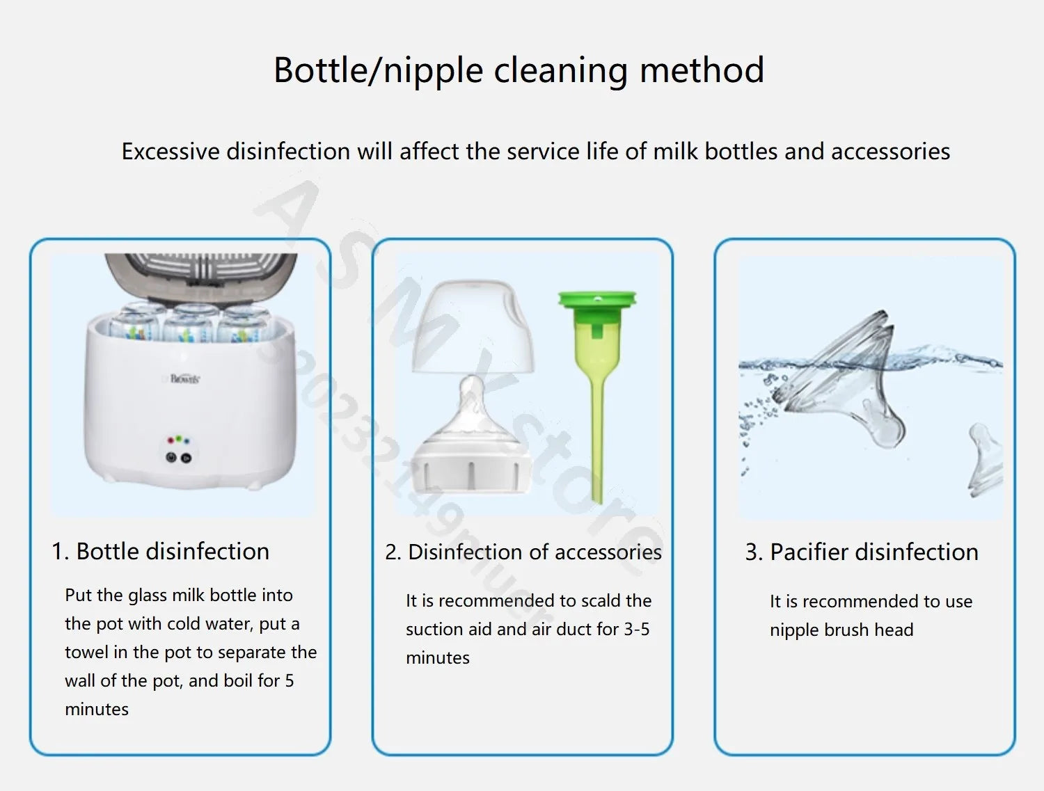 Dr. Brown’s Newborn Wide-Neck Glass Bottle – Anti-Colic Vent, Air–Liquid Separation (150 mL / 270 mL)