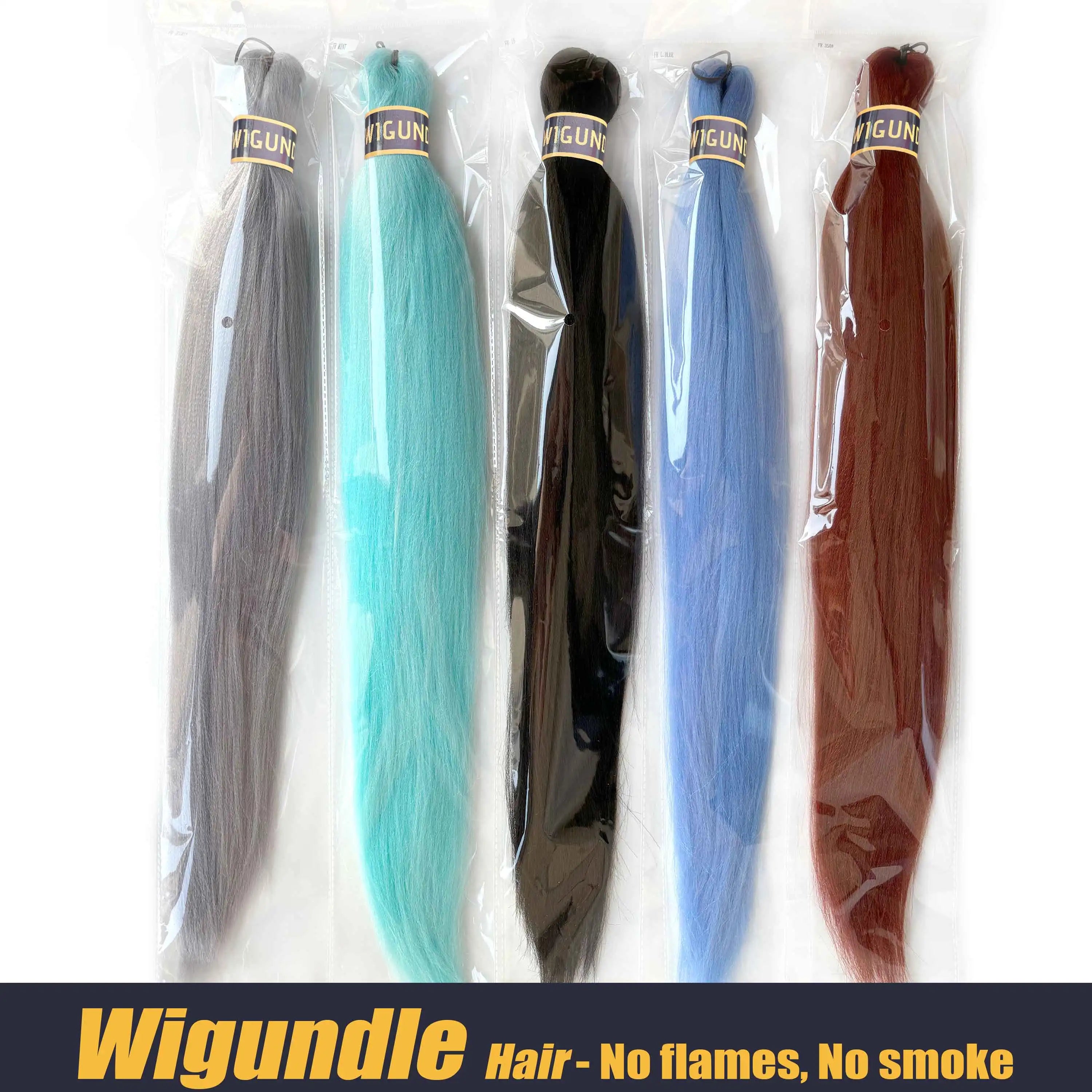 EZ Pre-stretched Braiding Hair Ombre Professional Easy Crochet Braid Hair 26 Inch 90g Hot Water Setting Synthetic Crochet Hair