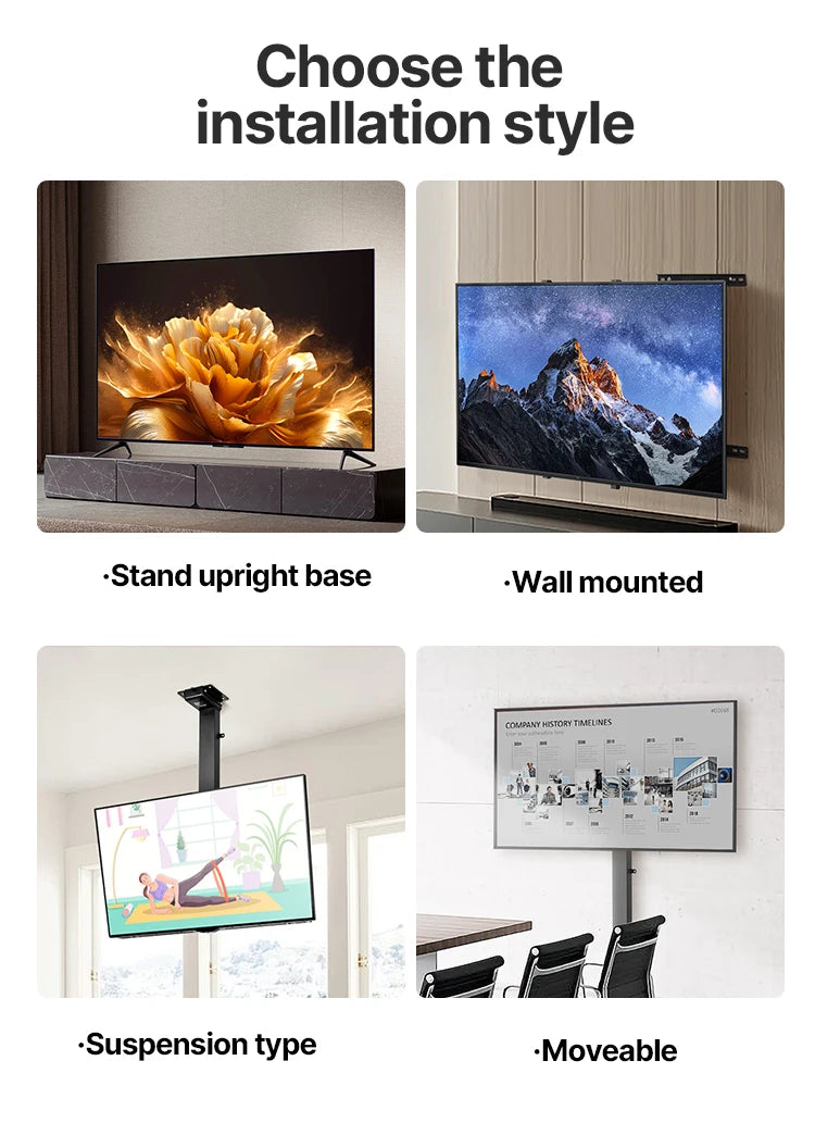 OEM 43/55/65/70 Inch Android Smart TV - 4K UHD FHD Google TV for Hotel Commercial Use, WiFi & HDMI