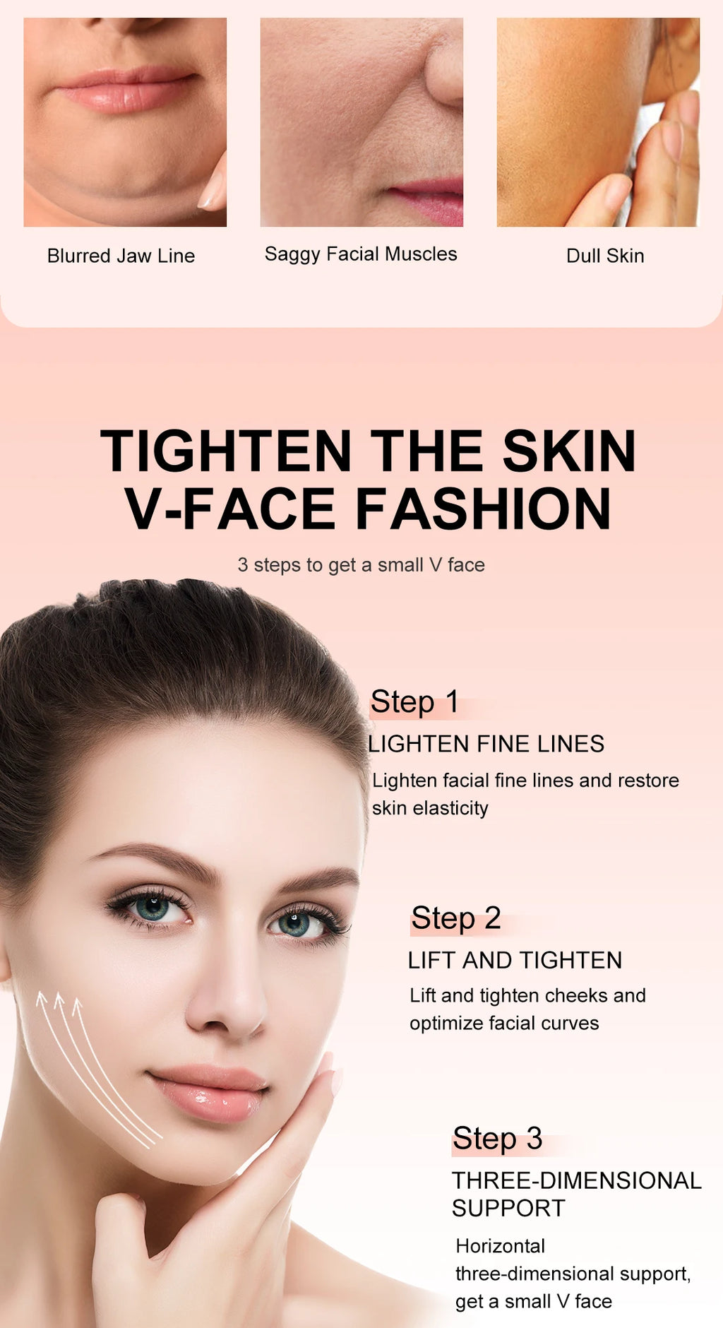 Face-lift Cream Anti-Aging Slimming Face Lifting Firming Massage Cream Anti-Wrinkle Moisturizing Beauty Skin Care Facial Cream