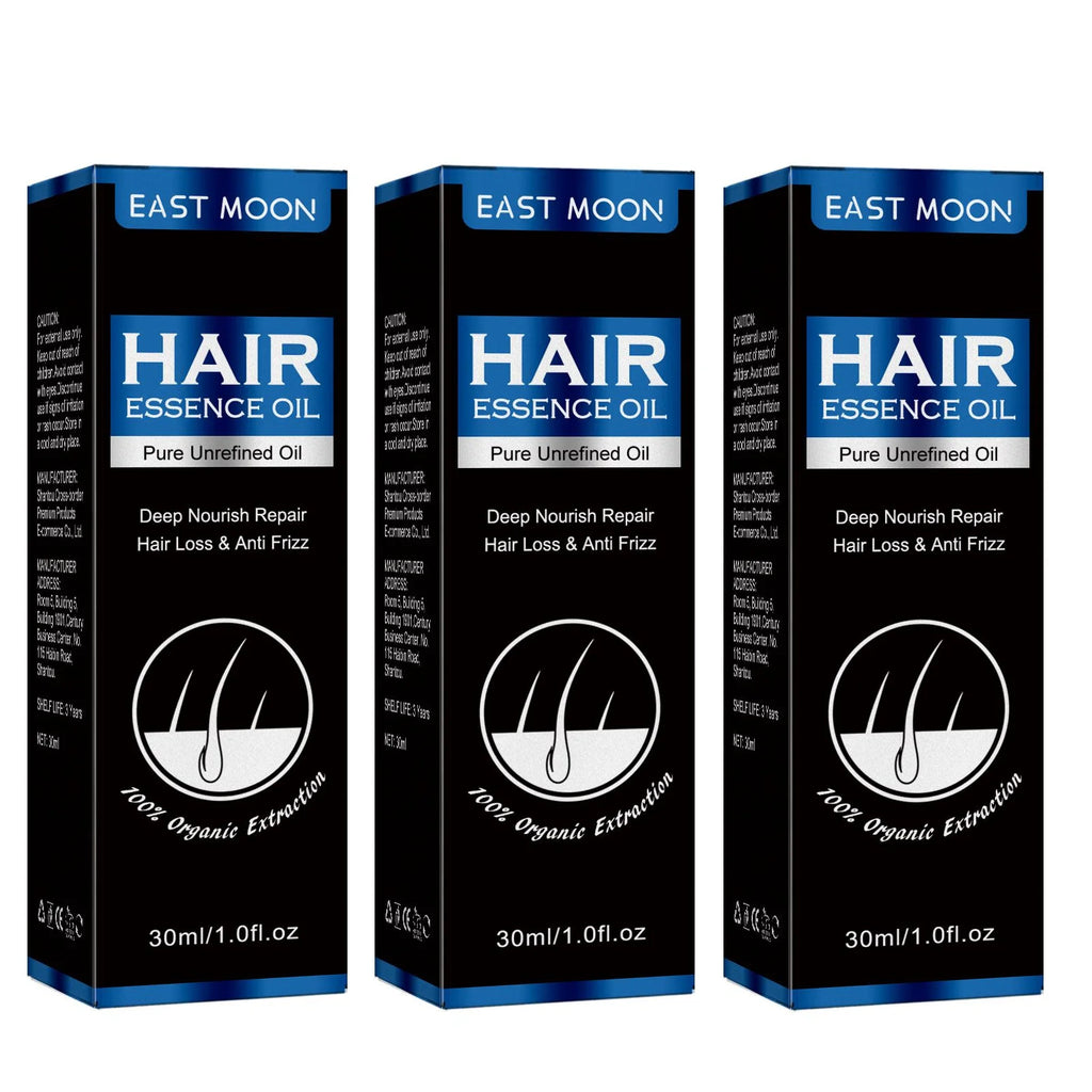 East Moon Vitamin E Hair Growth Oil – 30ml Hair Regrowth & Root-Strengthening Serum for Men