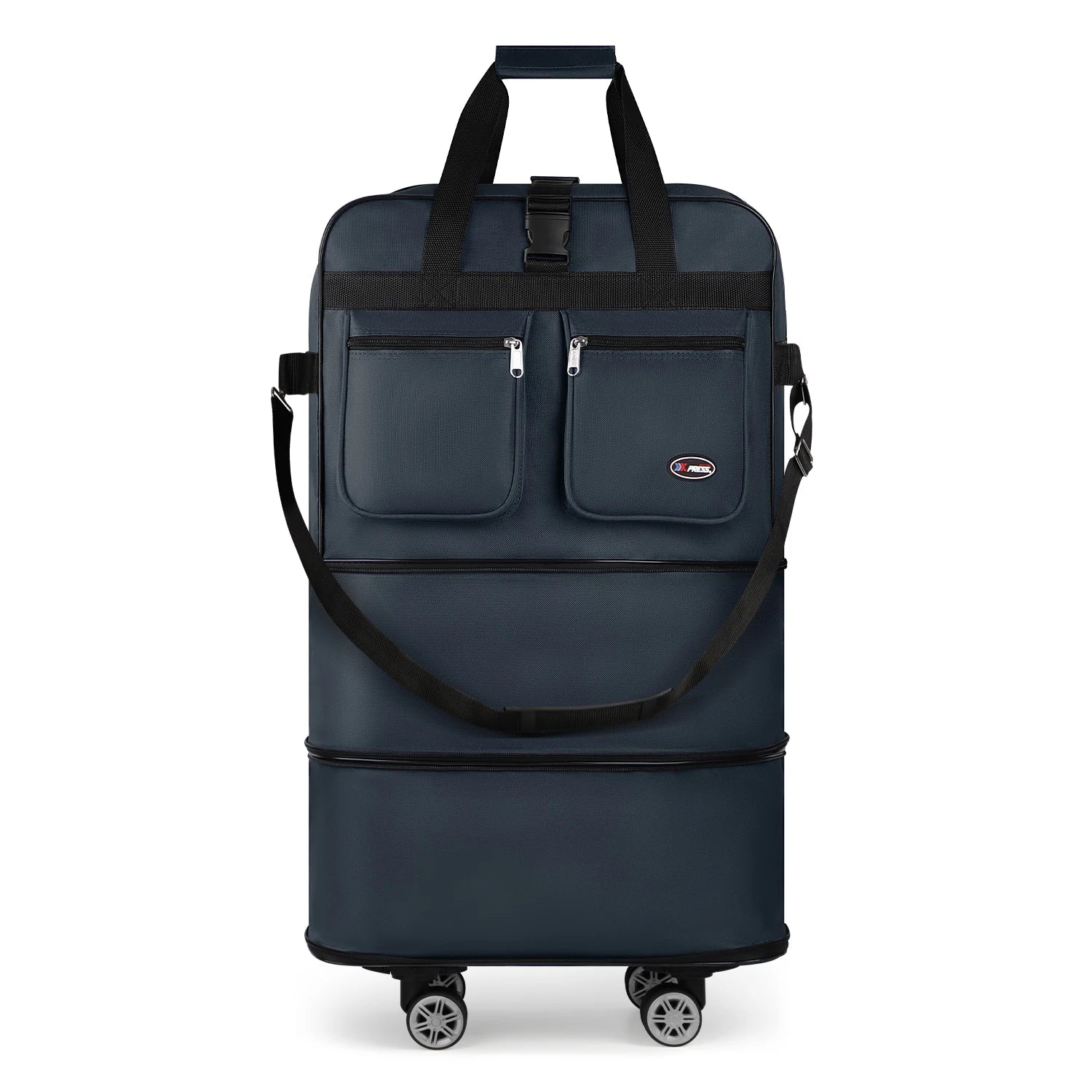 30/36/40 Inch Foldable Expandable Suitcase Bag Water-resistant Large Capacity Rolling Travel Luggage Bag For Moving Storage