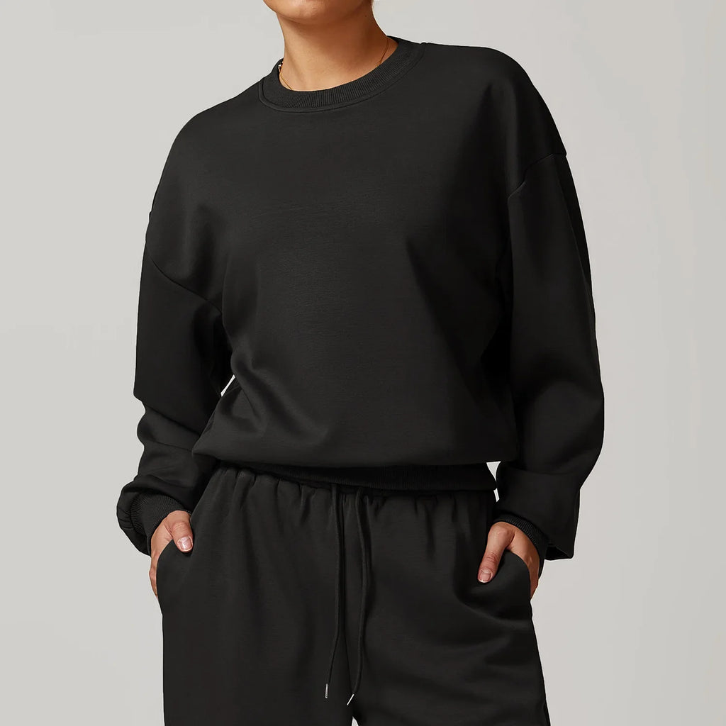 Women’s Classic Crewneck Sweatshirt – Loose Fit Pullover