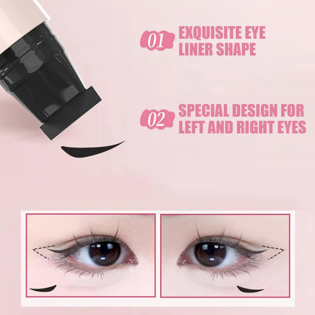 Eye liner Winged Eye End Stamp Double-Tip Women Makeup Eye End Wing Stamp Waterproof Stencil Portable Quick Drying Cosmetics
