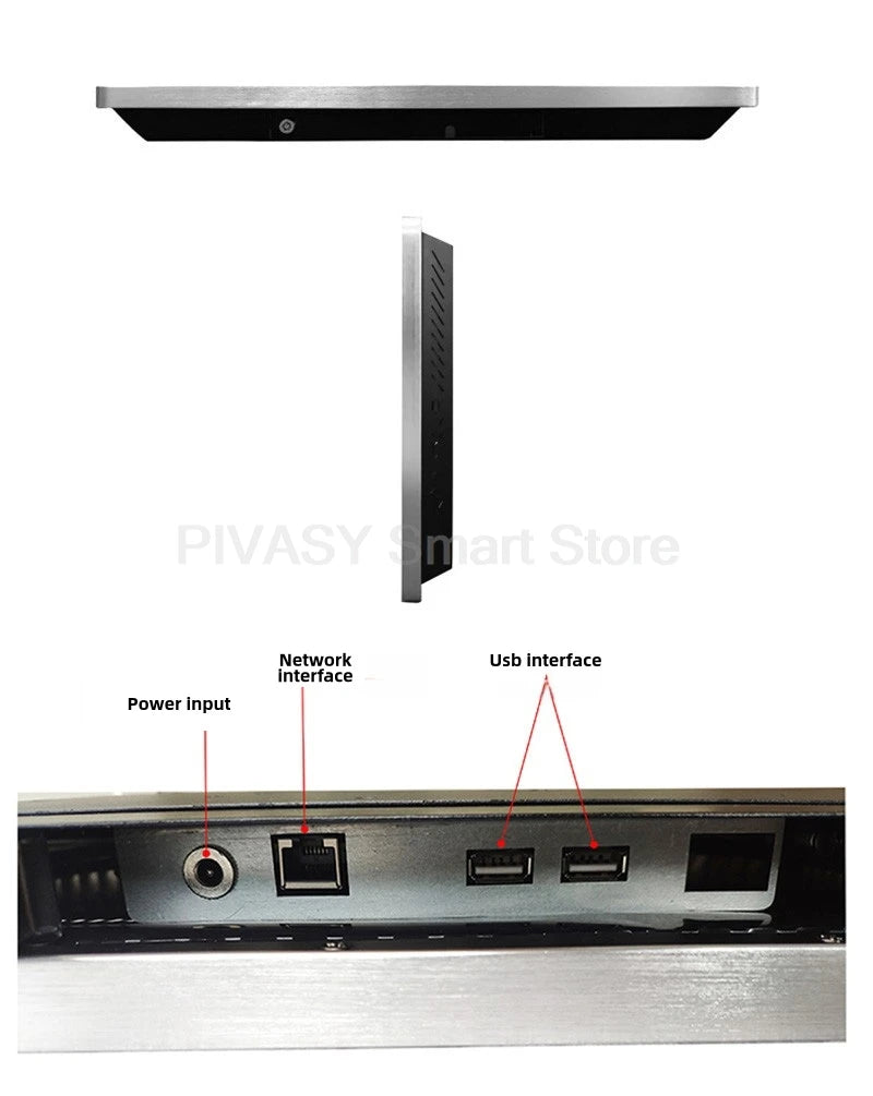 Wall-mounted HD Screen TV 21-27 Inch Advertising Device Display Monitor for Office Business Commercial publicity economic LCD