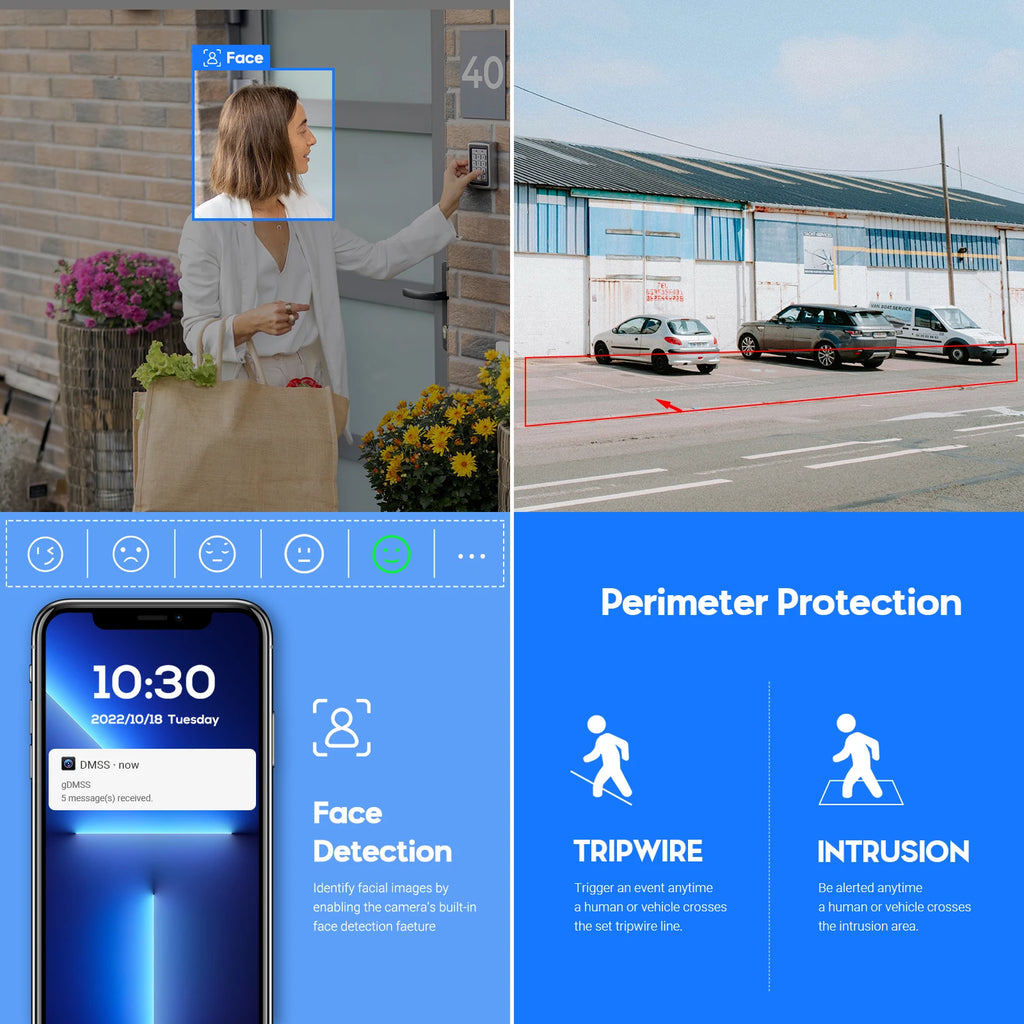 Dahua PTZ Camera SD49825GB-HNR 8MP 25X Optical Zoom Starlight Network Surveillance Camera IR Distance up to 100M Face Detection