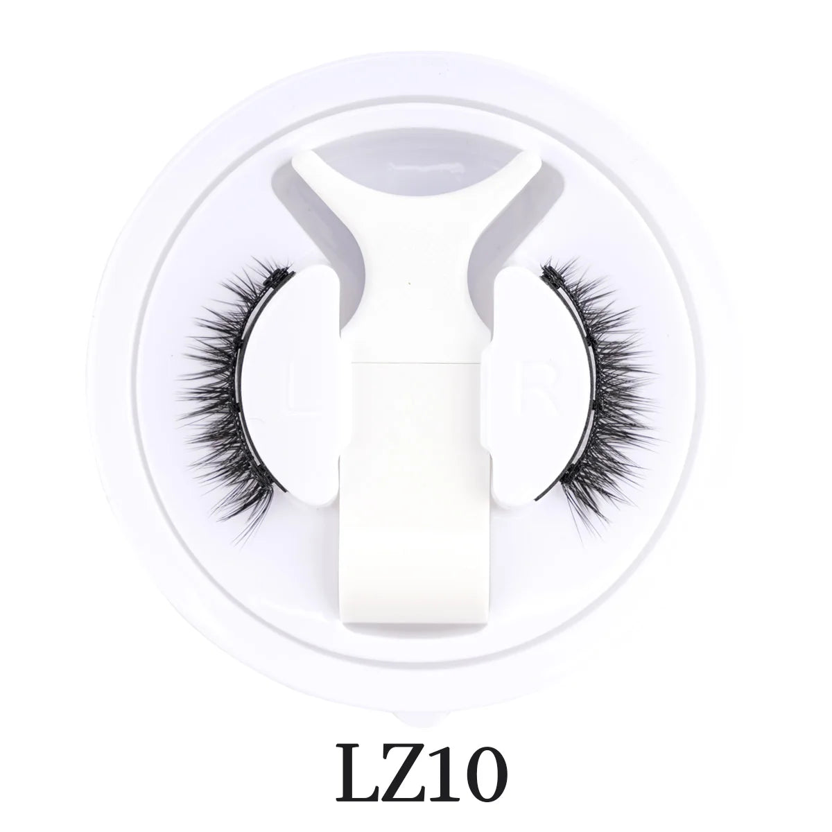 SHIDISHANGPIN 3D Magnetic False Eyelashes — Reusable, Glue-Free, Natural Long & Fluffy Look (1 Pair + Curler)