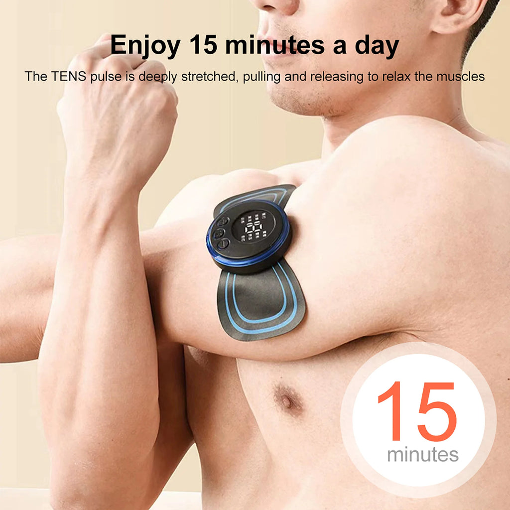 INSMART Mini EMS Neck Massager Patch (8 Modes, 19 Levels)