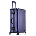 All-aluminum magnesium alloy telescopic suitcase 24-inch luggage business travel case metal combination lock bag 20-inch carry-o