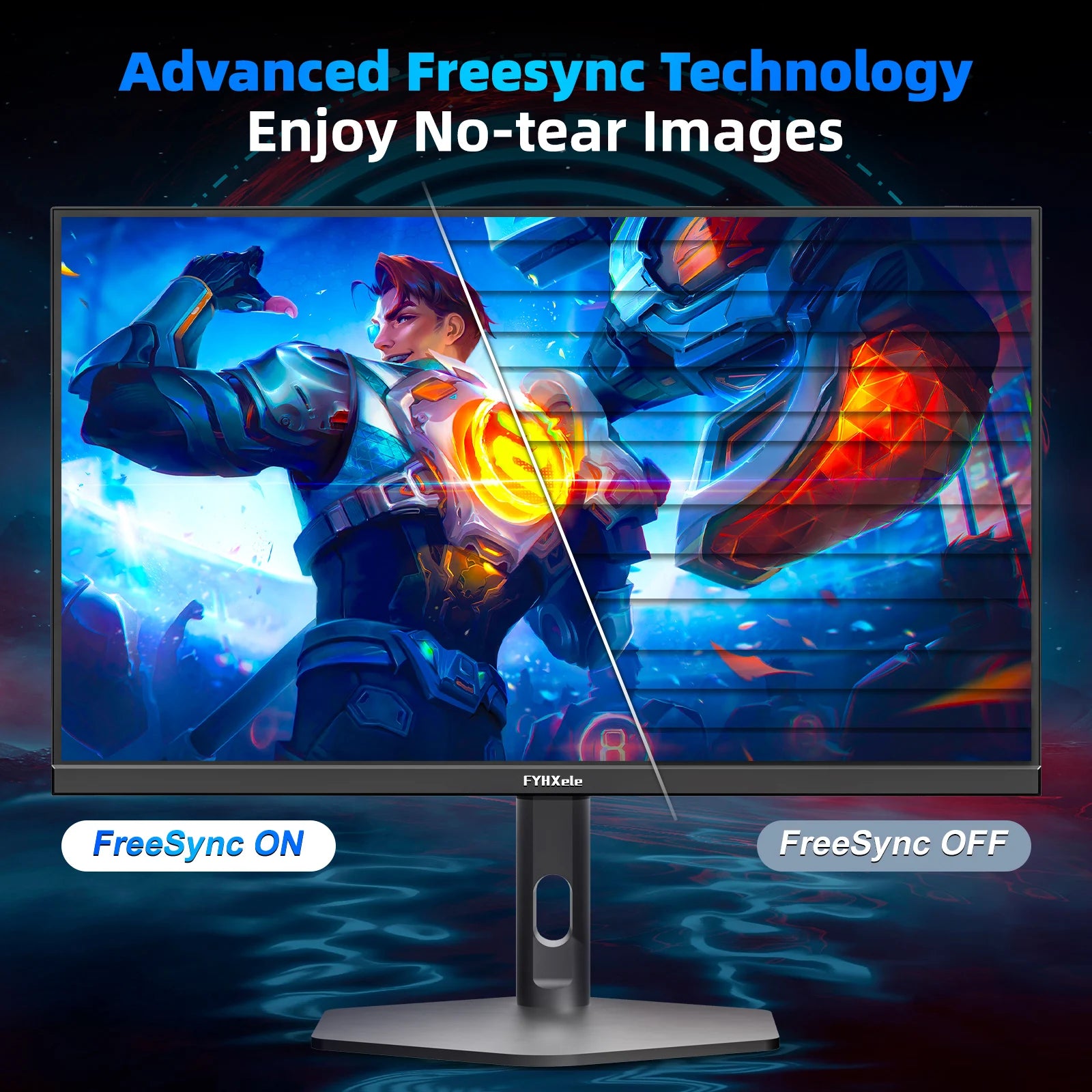 FYHXele 27" 1080p Fast IPS Esports Monitor — 380Hz* | 0.5ms GTG | FreeSync | HDR | Pivot Stand