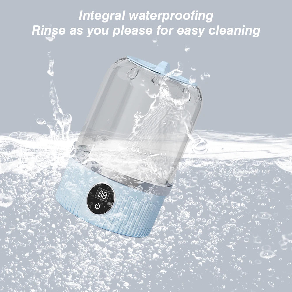 Cordless Small Washing Machine with Laundry Cup Automatic Laundry Cup Rechargeable Mini Special Washer for Baby Clothes