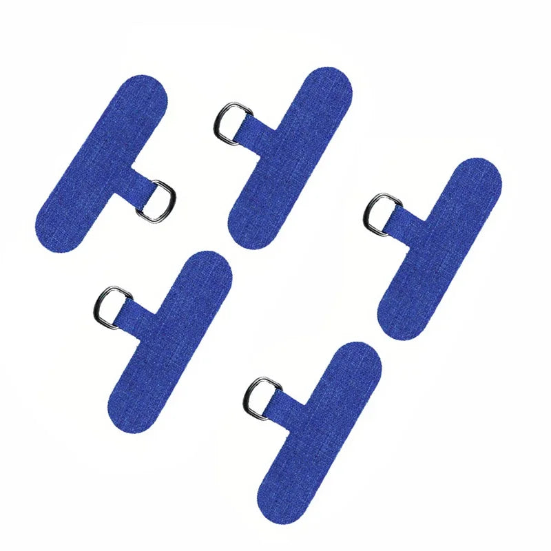 3/5pcs Phone T-shaped Strap Plates - Braid Lanyard Accessories for iPhone 12/13/14/15 & Xiaomi Cases, Weave Card