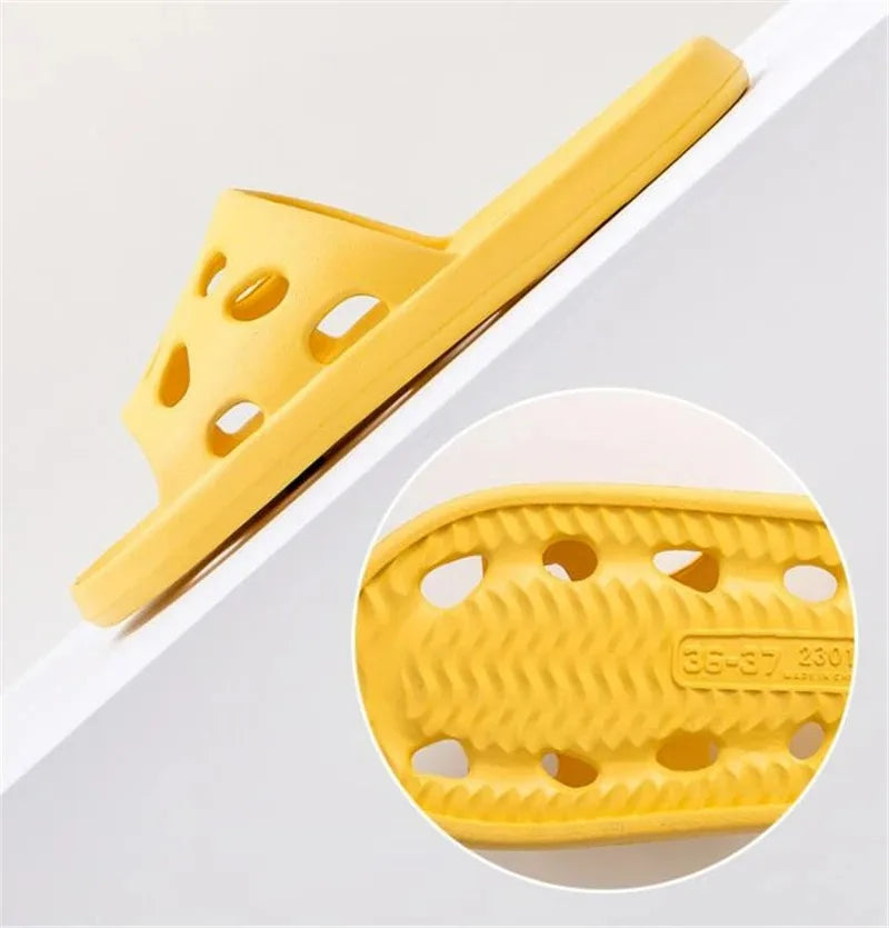 Summer Leaky Slippers Bathroom Bathing Confortable Men Women Couple Home Indoor Non-slip EVA Sandals Slippers Beach Slippers
