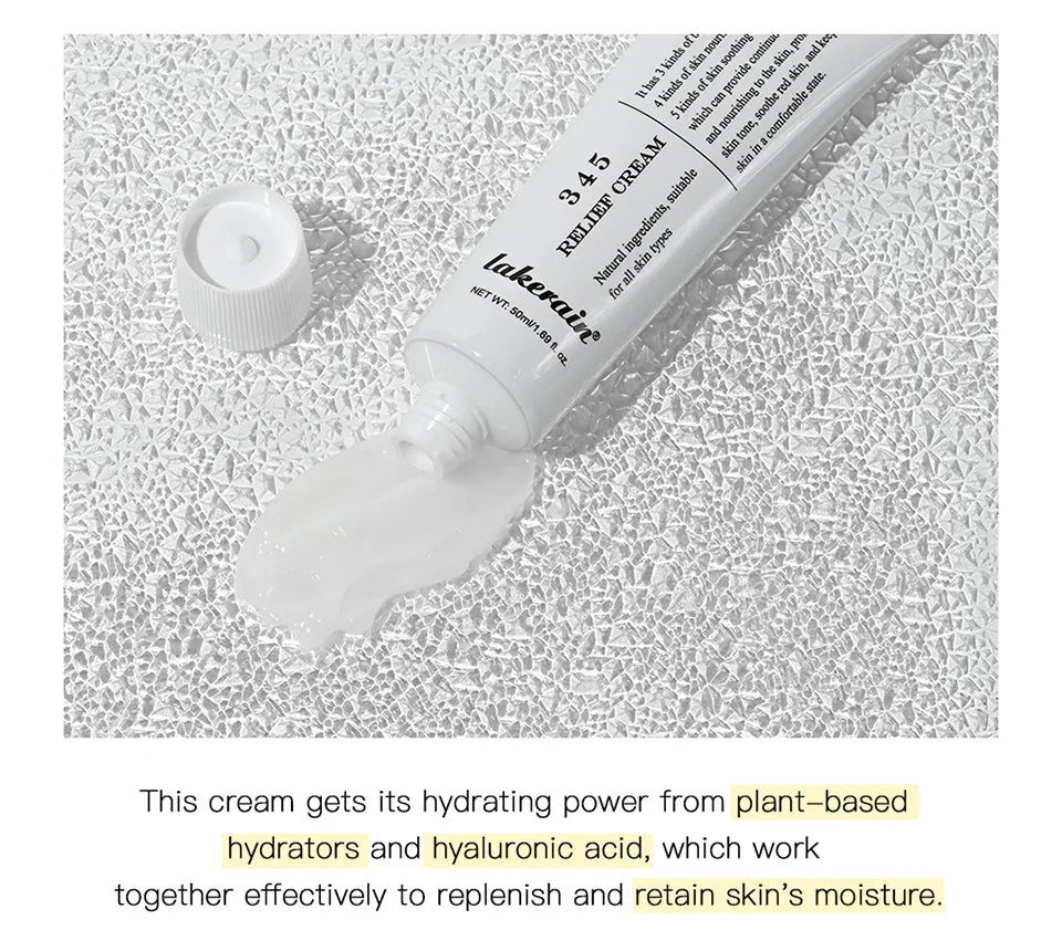 345 Relief Cream Address Blemishes Nourish Skin And Provide Moisturizing And Calming  Lifting Beauty Moisturizer Korean Product