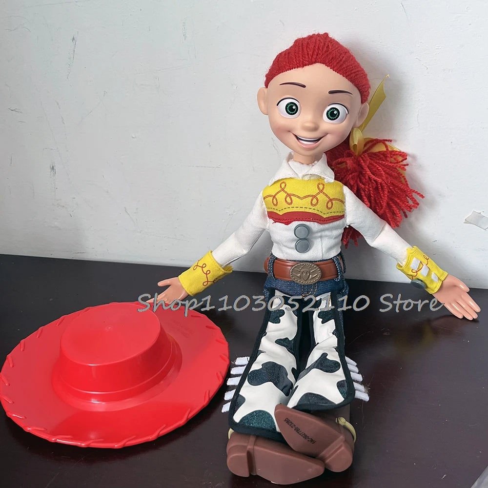 Toy Story 4 Talking Woody Jessie Action Figure Sing Soft Cute  Anime Figure Decoration Birthday Model Gift Toys