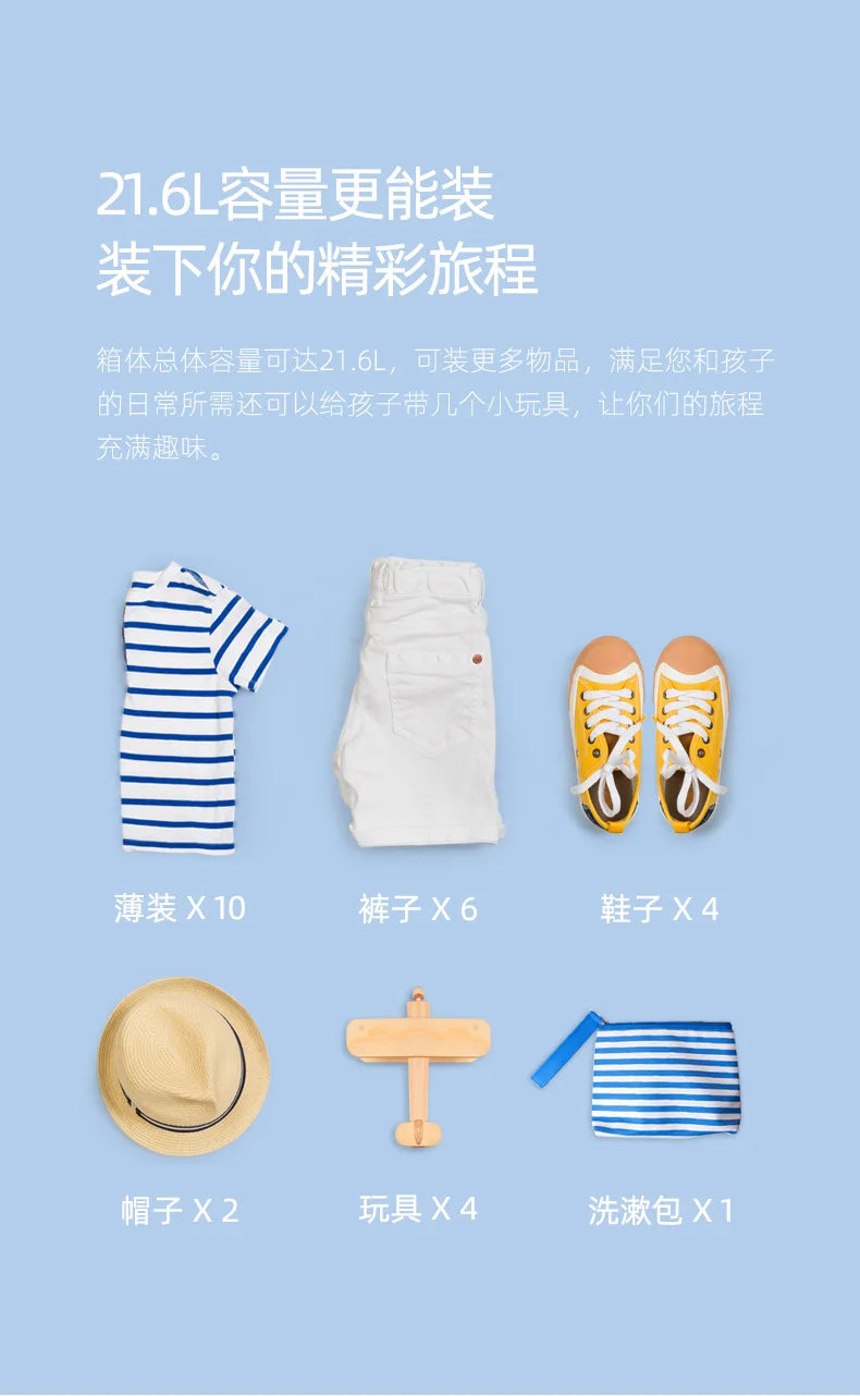 Formsio Kids Scooter Suitcase Lazy Carry On Rolling Luggage Box Sitting Trolley Bag For Baby