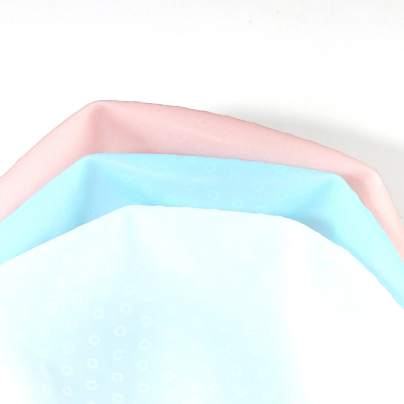 Reusable Dye Hat Hair Coloring Highlighting Hat Silicone Reusable Flexible High Elasticity Folding Hair Dye Hat Silicone Dye Hat