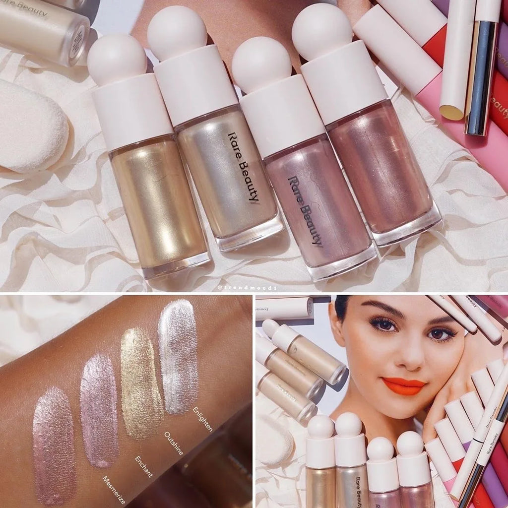 Rare Beauty Positive Light Liquid Contour Luminizer Highlight Contouring Liquid Blush Makeup Face Shimmer Shine Lipstick Makeup