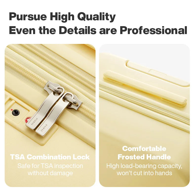 Mixi New Design Puristic Expandable Travel Luggage TSA Lock Lightweight Large Capacity PC Suitcases Spinner Wheels 20 24 26Inch