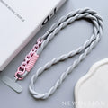 Cute Phone Lanyard Diameter Outdoor Universal Case Acrylic Crossbody Shoulder Card Neck Cord Clip Hang Anti-lost Wrist Strap