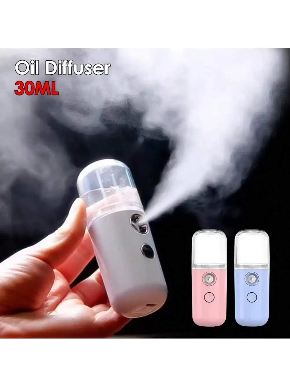 USB Mist Facial Sprayer  Humidifier Rechargeable Nebulizer Face Steamer Moisturizing Beauty Instruments Face Skin Care Tools