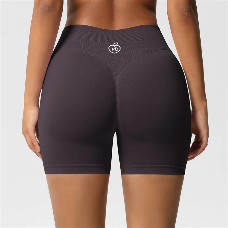 DARC·WOLVES Seamless Booty-Lift Biker Shorts — 3D Shaping Fit, High-Waist Compression for Women’s Workout & Everyday Style