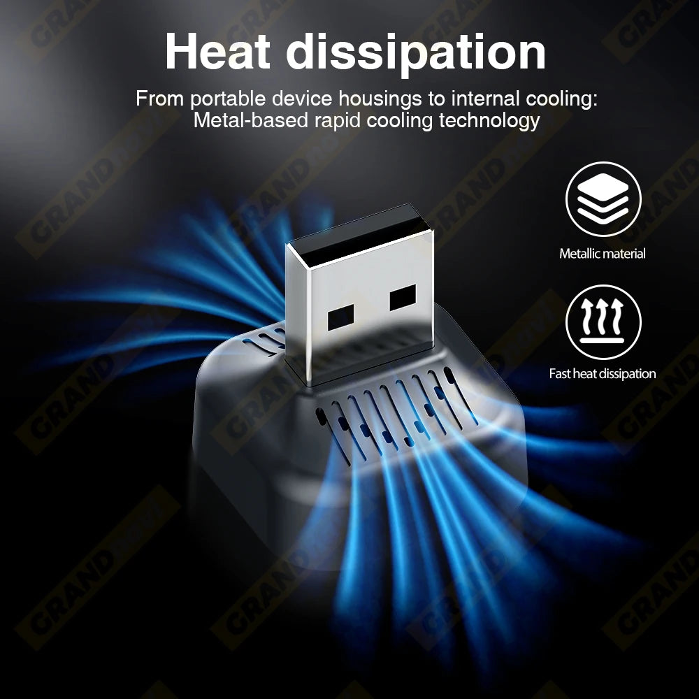 Grandnavi 2-in-1 Wireless CarPlay & Android Auto Adapter (2025 Mini USB Dongle)