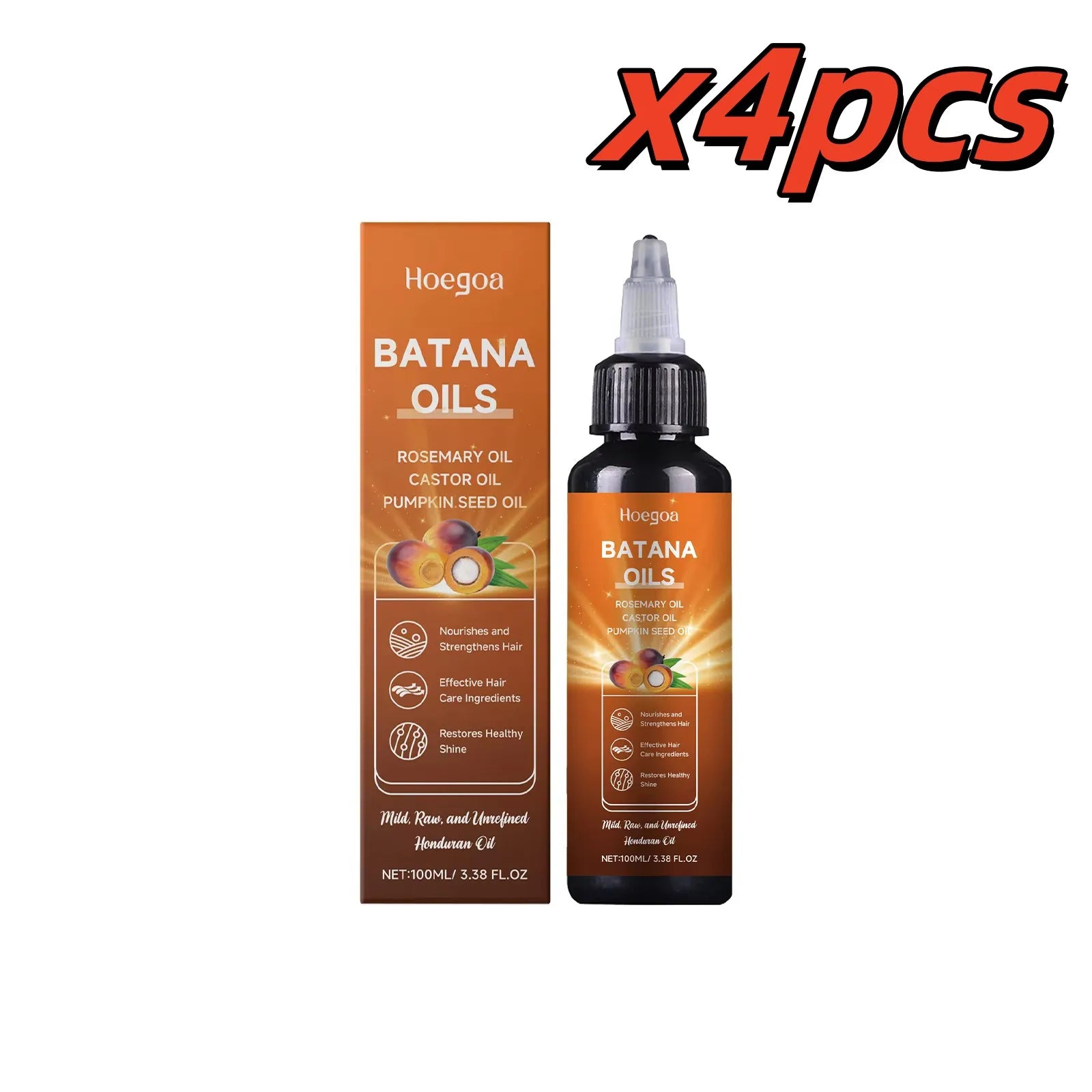 Hoegoa Batana & Rosemary Hair Growth Oil – 100ml Strengthening & Scalp Repair Treatment