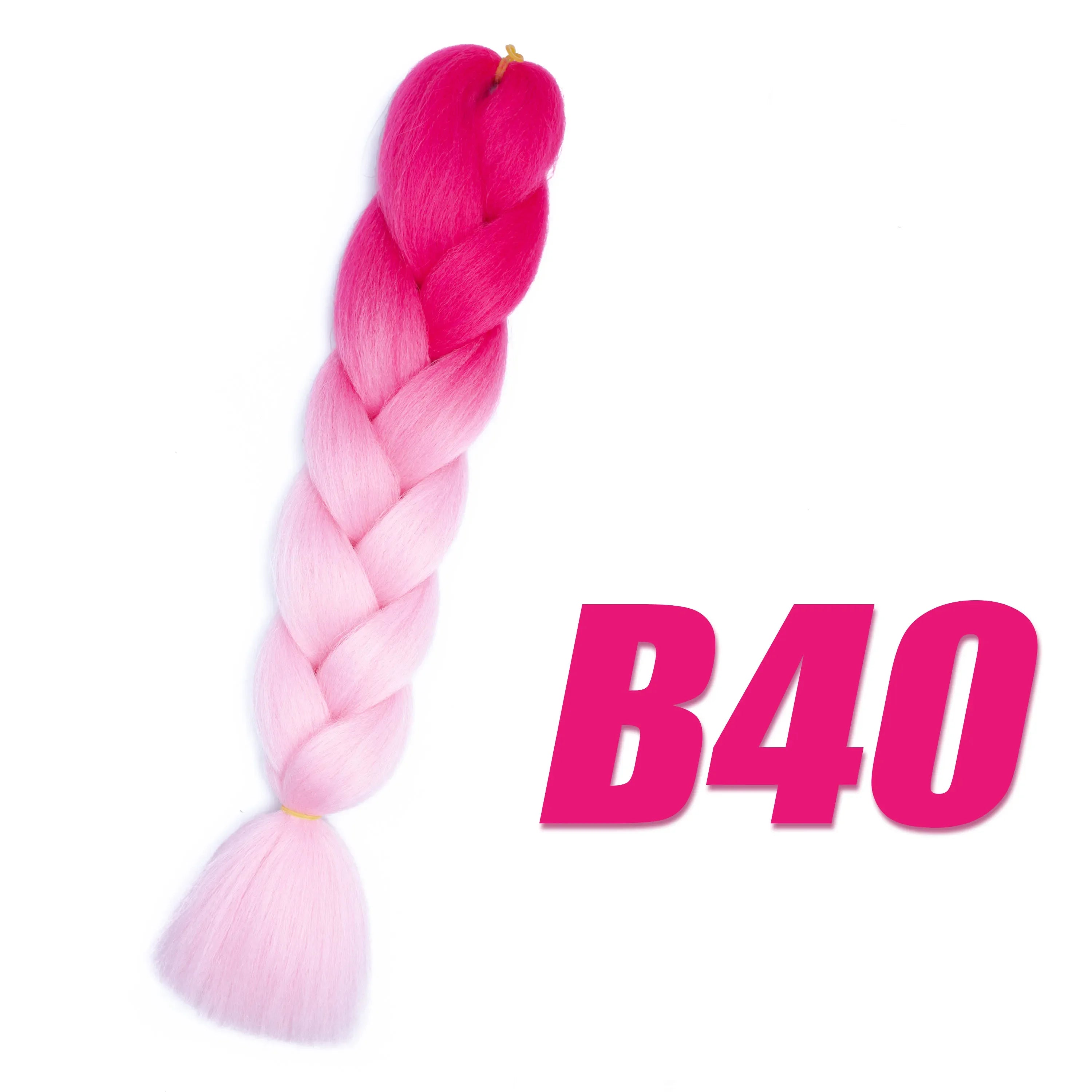 Purple Braiding Hair Pre Stretched Synthetic Kanekalon Crochet Hair Jumbo Braids Extensions Hair Accessories For Girls Braids