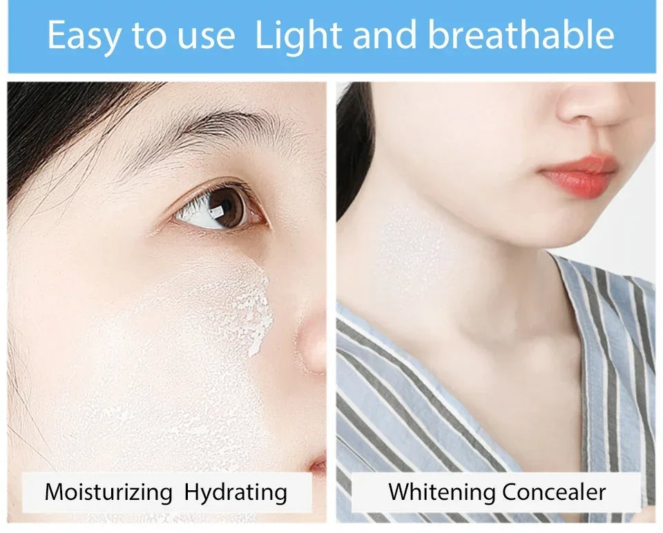 BB Cream Whitening Moisturizing Base Spray Waterproof Concealer Brighten Face Beauty Skin Care Foundation Makeup Korean Cosmetic