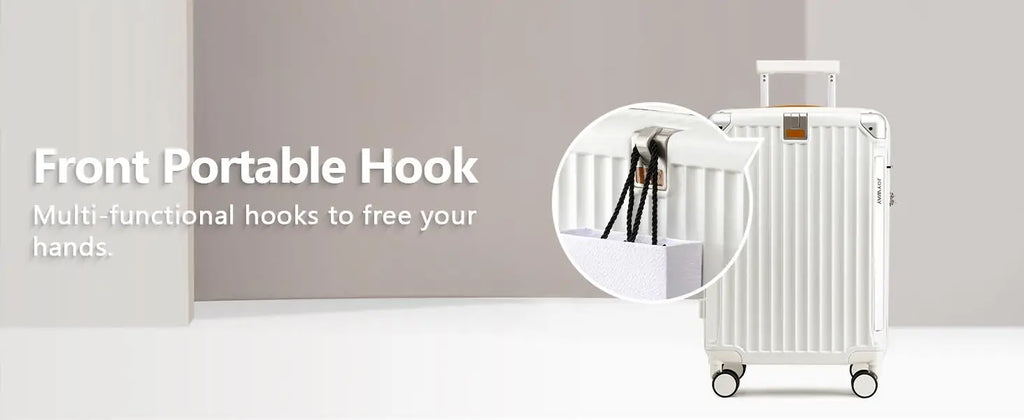 Joyway 20 inch Single Luggage Suitcase, Expandable Lightweight Durable, with Cup Holder, TSA Lock, Spinner Wheels